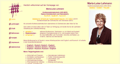 Desktop Screenshot of dolmetscherin-ml-lehmann.de